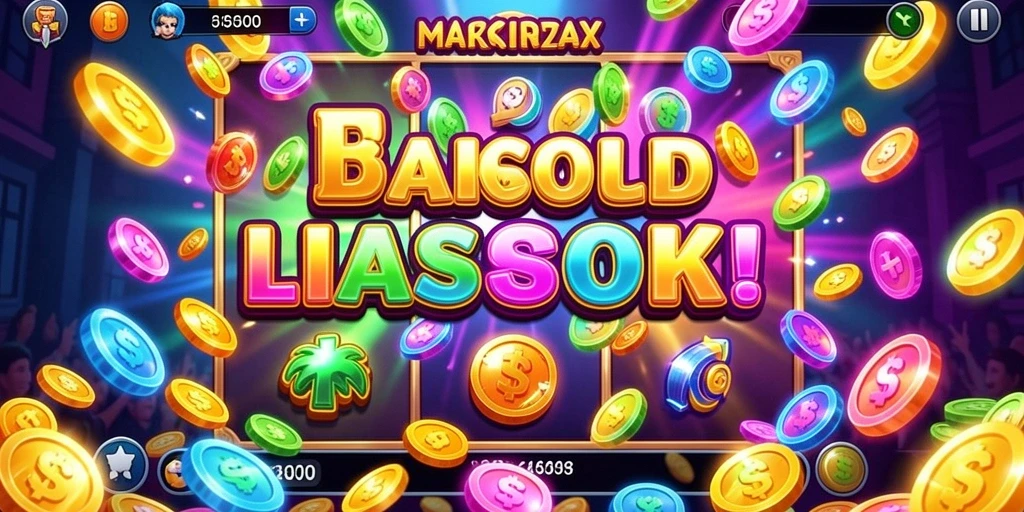 Tampilan papan bingo yang colorful dan menarik.