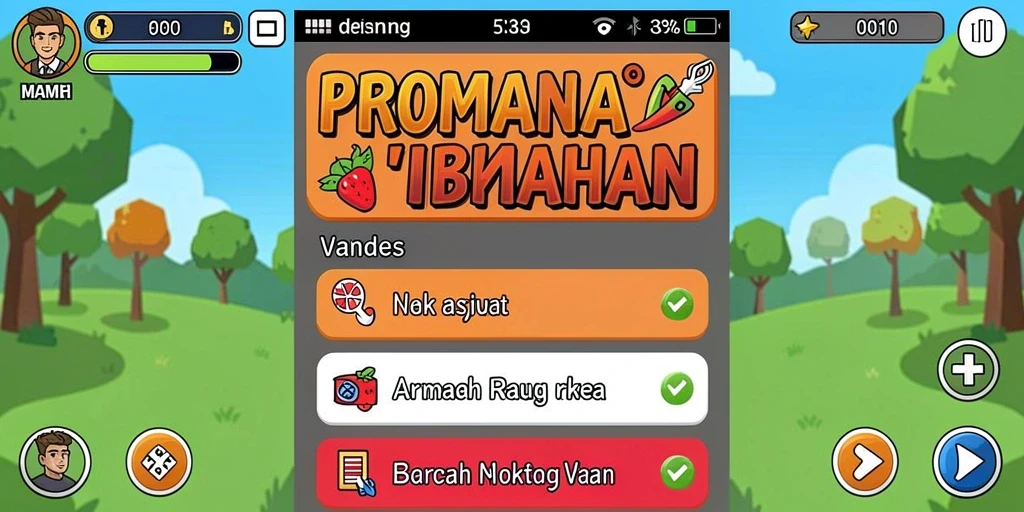 Tampilan antarmuka yang modern dan menarik.