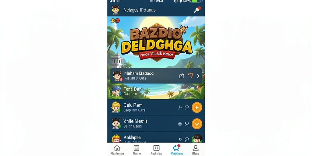 Tampilan dashboard utama yang intuitif.
