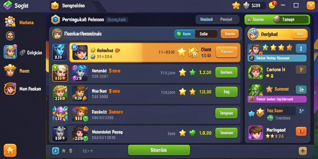 Tampilan awal yang menarik dan intuitif.