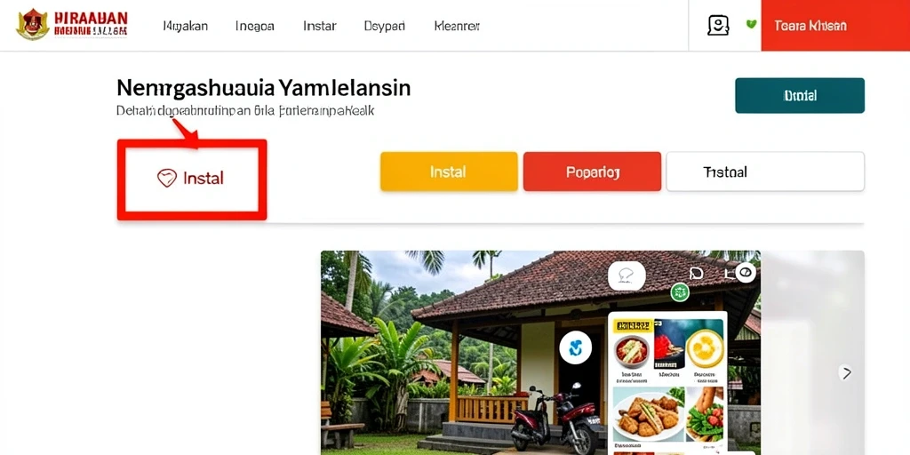 Tampilan awal MNDUIT yang menarik dan penuh warna.